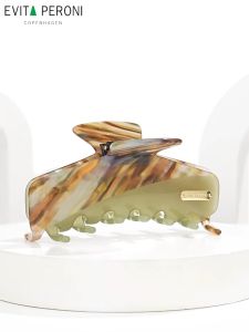 EVITA PERONI | "Strolling in Nature Series Rosalie XL Shark | Female Hair Claw | High Quality | Hair Accessories