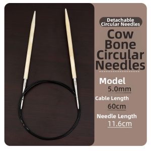 QINGPIN | Smooth Bone Knitting Needles