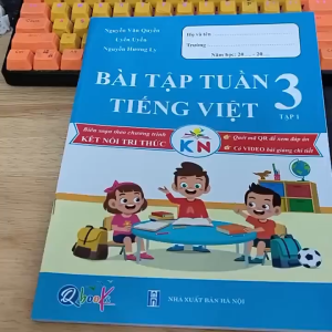 Sách - Bài Tập Tuần - Tiếng Việt Lớp 3 - Tập 1 - Kết Nối (Qbooks)