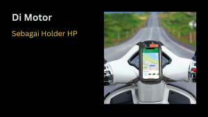 Holder Hp Motor Tas Gojek Touchscreen 2 in 1 Dompet Gantungan Handphone