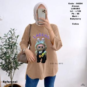 Setelan 3 in 1 / Setelan Santai Rayon Motif Bunga