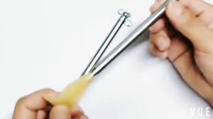 New Stainless Steel Telescopic Back Scratcher: Extendable Back Itching Self Massager
