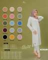 Mecca One Set Arrafi - Setelan Baju Muslim Wanita Atas Bawah Lengan Panjang Bahan Crinkle Stretch Flowly Tidak Mudah Kusut dan Nyaman Menyerap Kerinhat Resleting Depan  Terlaris Terbaru. 