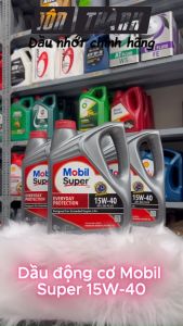 [Hàng Chính Hãng] Dầu Nhớt Mobil Super 15W-40 API SN PLUS (4 Lít)
