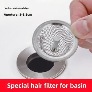 Hair Filter Net for Washing Basin Hand Washing Pool Drainage Filter Water Basin Drain Pipe Filter Haodex Brand Household Tool