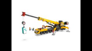LEGO City 60409 Yellow Mobile Construction Crane (1116 Pieces) Mainan Building Block Toys