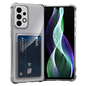 Card Holder Soft Case For Samsung A56 5G A57 A55 A54 A53 A37 A16 A17 A15 A16 A14 A13 A12 A36 A35 A34 A33 A24 A23 A05s A05 Cover