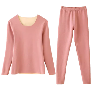 ชุดชั้นในผู้หญิง ผ้าขนแกะหนา อบอุ่น ชุดชั้นในฤดูใบไม้ร่วงและฤดูหนาว ชุดชั้นในผู้หญิง ชุดชั้นในสองด้าน เสื้อชั้นในแบบสวมคอกลม