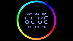 Bluetooth 5.4 Audio Transmitter Receiver FM USB 3.5MM AUX RCA Stereo HIFI Music LED Display Wireless Adapter With Mic
