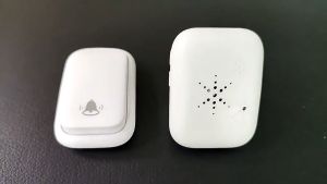 [Gamit PH]Wireless doorbell self powered button waterproof no battery need door bell US plug 120M remote 38 ringtones