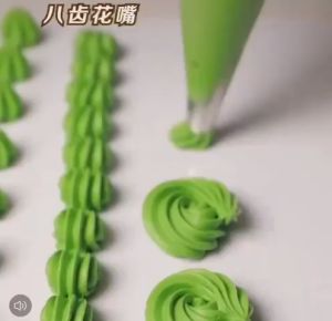OV652 Icing Piping Bat Set 8 in 1 Silikon: Aksesoris Dekorasi Kue