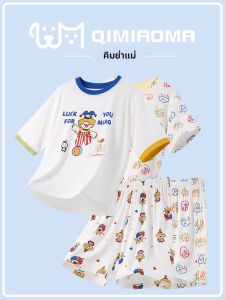 LB.BEAR | Bộ Đồ Ngủ Trẻ Em Modal Mát Lạnh Họa Tiết Hoạt Hình