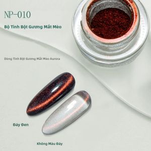 Bột Nhũ Móng Tay Nailpop 10 Màu Aurora Magic Mirror Chrome Chất Tạo Hiệu Ứng Lấp Lánh Cho Trang Trí Móng Tay