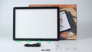 Rechargeable A3/A4 Light Pad for Diamond Painting High-Brightness Tracing Light Box with 6 Levels of Brightness with Magnets