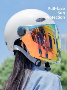 AIS | UV Protection All Seasons For Women Safety Helmet Half Face
