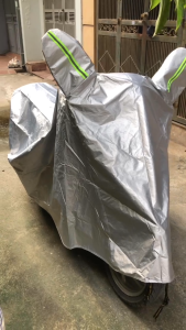 Bạt phủ che máy 3 lớp cao cấp có tai gương che nắng che mưa che bụi bảo vệ xe hiệu quả