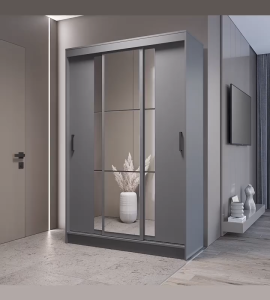Rarus Sliding Door Wardrobe Mirror Wardrobe Full Length Mirror Clothes Storage Cabinet Sliding Wardrobe