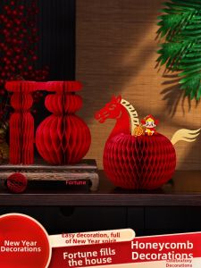 LANGMANXISHI | Celebratory Relocation Horse Zodiac New Year Decorative Ornament