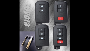 กรอบรีโมท Toyota Camry Altis Cross พร้อมดอก Emergency สามารถใช้เปลิ่ยนแทนกรอบเดิมได้ (( สินค้าส่งจากในไทย ))