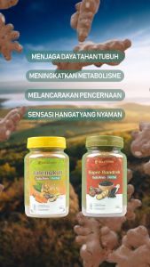 Minuman Jahe Merah Lengkuas Kunyit Sereh Gula Aren Bubuk Murni Wedang Resep Herbal Detox Asam Urat
