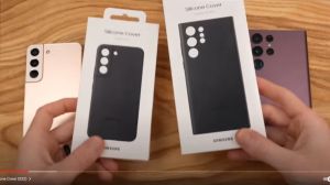 Trường hợp điện thoại Samsung chính thức Galaxy S22 Ultra S22Ultra 5G SM-S908B Vỏ bảo vệ silicon gốc