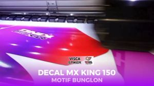 Dekorasi Aksesoris Motor MX King 150: Full Body Stiker & Decal