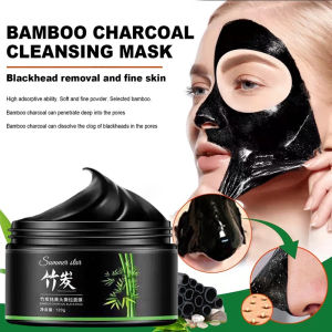 BUY 1 TAKE 2 AVE Bamboo Charcoal Blackhead Removal Mask Nose Mask Salicylic Acid Deep Cleansing Facial Care Skin Care Mask 120g