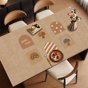 MEIFANJU | Waterproof Oil-Resistant Heat-Resistant No-Wash Luxurious High-Grade Cartoon Tablecloth