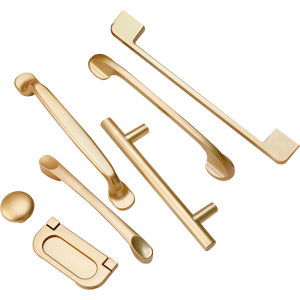 INNDUN | Modern Simple Golden Furniture Handle