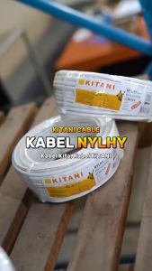 KITANI - NYLHY 2×0.75 mm² - 100 Meter – Kabel Listrik Tembaga Serabut