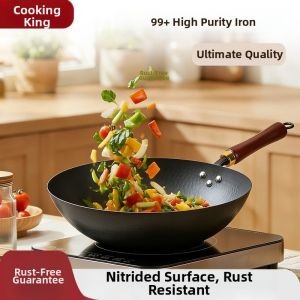 PENGDAHUANG | Non-stick Healthy Thick Iron Wok