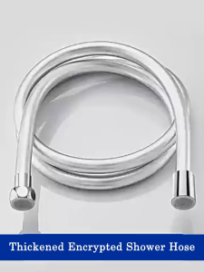 SG-G03-06A/C SG-LY15 Five Layer 1.5m PVC Shower Hose Bidet Spray Hose Universal Interface Gray Silver