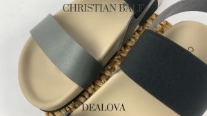 Chrsitain Bale DEALOVA Sandal Kasual Wanita Ban Dua Sendal Slop Cewek Tali Belakang Anti Slip Kekinian