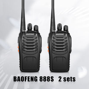Baofeng BF 888S Set of 2 Walkie Talkie Portable Two Way Radio UHF Transceiver
