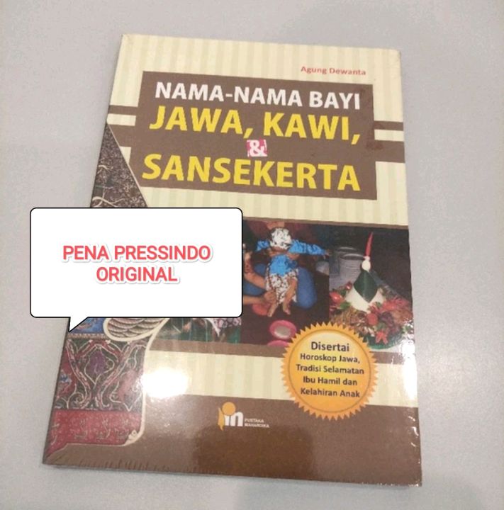 BUKU NAMA NAMA BAYI JAWA KAWI DAN SANSEKERTA - AGUNG DEWANTA | Lazada ...