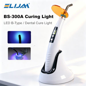 ELIJAH 5W High Power Dental LED Curing Light 1200mw/cm² Photopolymerizer 360° Rotating Lamp LED.B Type Resin Dental Light Tools