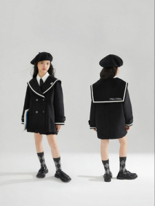 MUCMUKN | Thickened Wool Coat For Girls 50 Wool