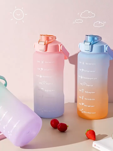 🇸🇬【SG Seller】Fitness Outdoor Sports 2L Large Capacity Dazzling Color Water Bottle