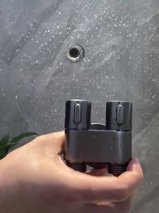 Bidet Spray Set Hygienic Shower Toilet Dual Outlet  Angle Valve Bathroom Accessories Bidet Toilet Partner Black/Silver