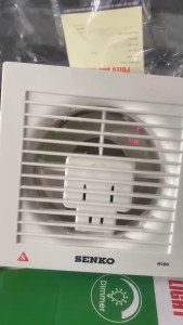 Quạt hút âm tường Senko H100 công suất 25W hút 1 chiều kích thước khoét lỗ 15cm - Hàng chính hãng