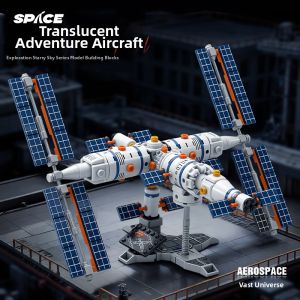JIAAI | Educational Space Station Core Module Rocket Model Building Toy