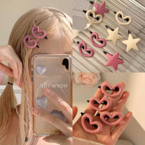 Sweet Heart-shaped Hair Clip Girlish Sense Bangs Clip Cute Creative Hair Accessory