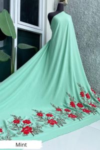 CRINGKEL BUNGA BORDIR PINGGIR TUMPAL | CASAMIRA | Bridesmaids abctextile.Indonesia | Harga Per 05 Meter