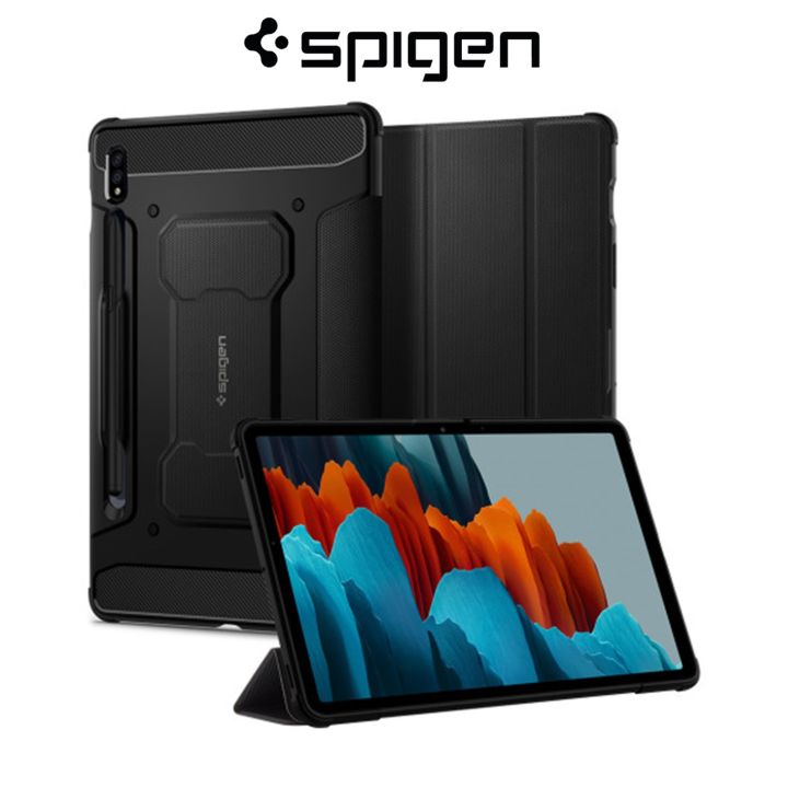 Spigen For Galaxy Tab S8. S7 Series Case Rugged Armor Pro Only Compatible With Galaxy Tab S8 S7 S8 Plus S7 Plus S7 FE Lazada Singapore