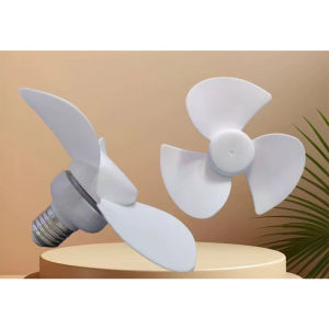 E27 Screw Mouth Fan Light 60W Intelligent Remote Control Living Room Bedroom Dining Room Bathroom Ceiling Fan Light