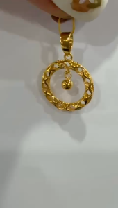Poh Heng Jewellery 22K Circle of Chime Pendant in Yellow Gold[Price By Weight]