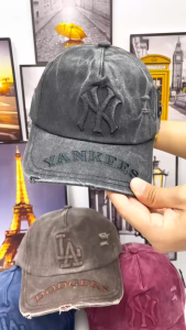 Mũ Lưỡi Trai Thêu Nổi LoGo NY BLA Cao Cấp Phù Hợp Cho Cả Nam Và Nữ.