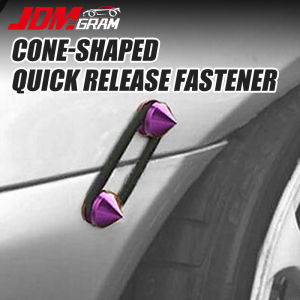 JDMGRAM Universal Spike Car Quick Release Fasteners Aluminum Auto Front Bumper Truck Hatch Lids Fastener Decoration Nuts Bolt Automotive Accessories