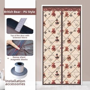 Insulated Windproof Magnetic Thickened Waterproof Door Curtain