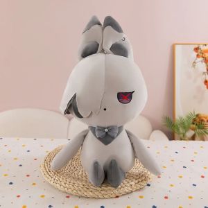 60cm Anime Arlecchino Clervie Búp bê sang trọng Đồ chơi Genshin Tác động Thỏ Cosplay Gối nhồi bông mềm dễ thương Quà tặng sinh nhật cho người hâm mộ trò chơi